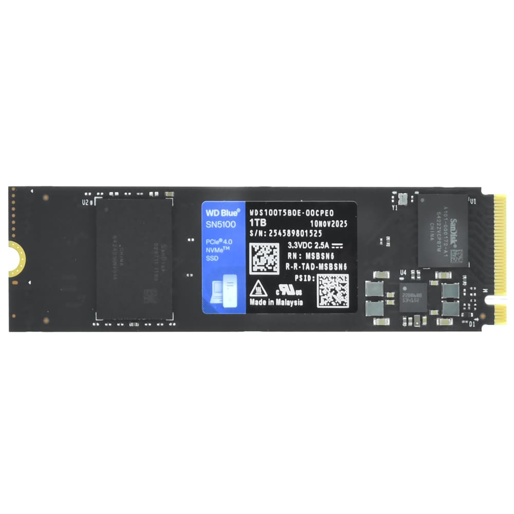 SSD SANDISK M.2 1TB WD BLUE SN5100 NVME - WDS100T5B0E