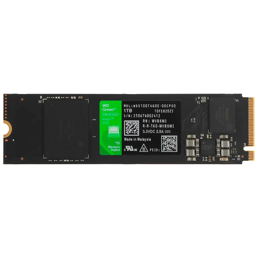 SSD SANDISK M.2 1TB WD GREEN SN3000 NVME - WDS100T4G0E