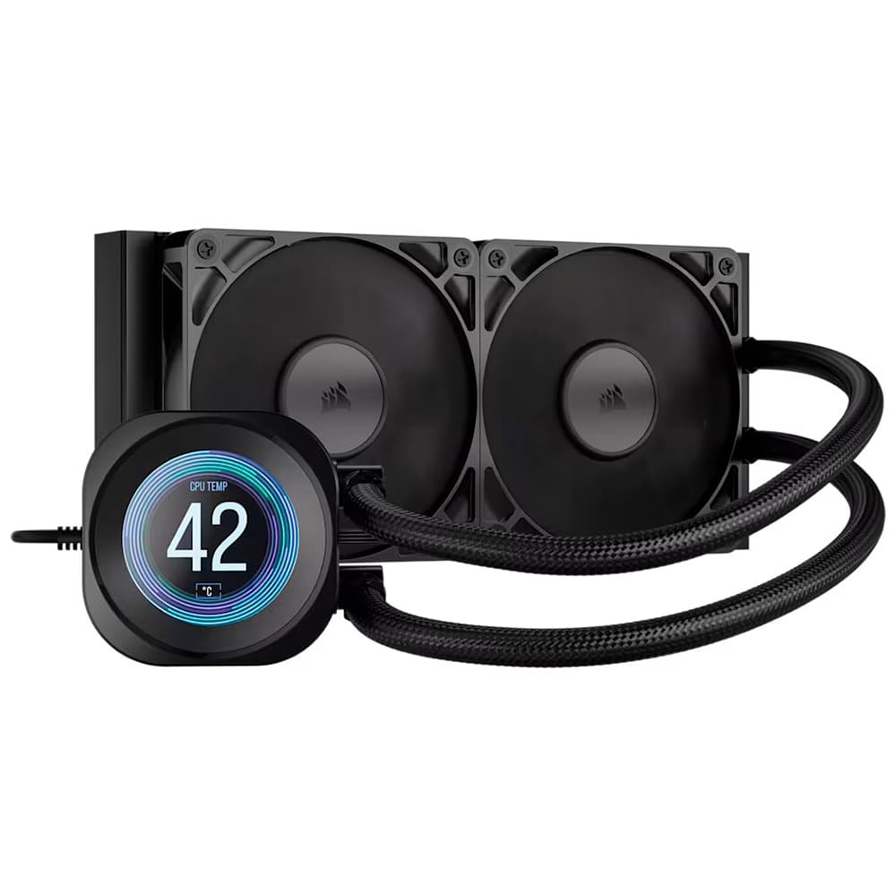 COOLER WATER CORSAIR NAUTILUS 240RS LCD PRETO *G CW-9061031-WW