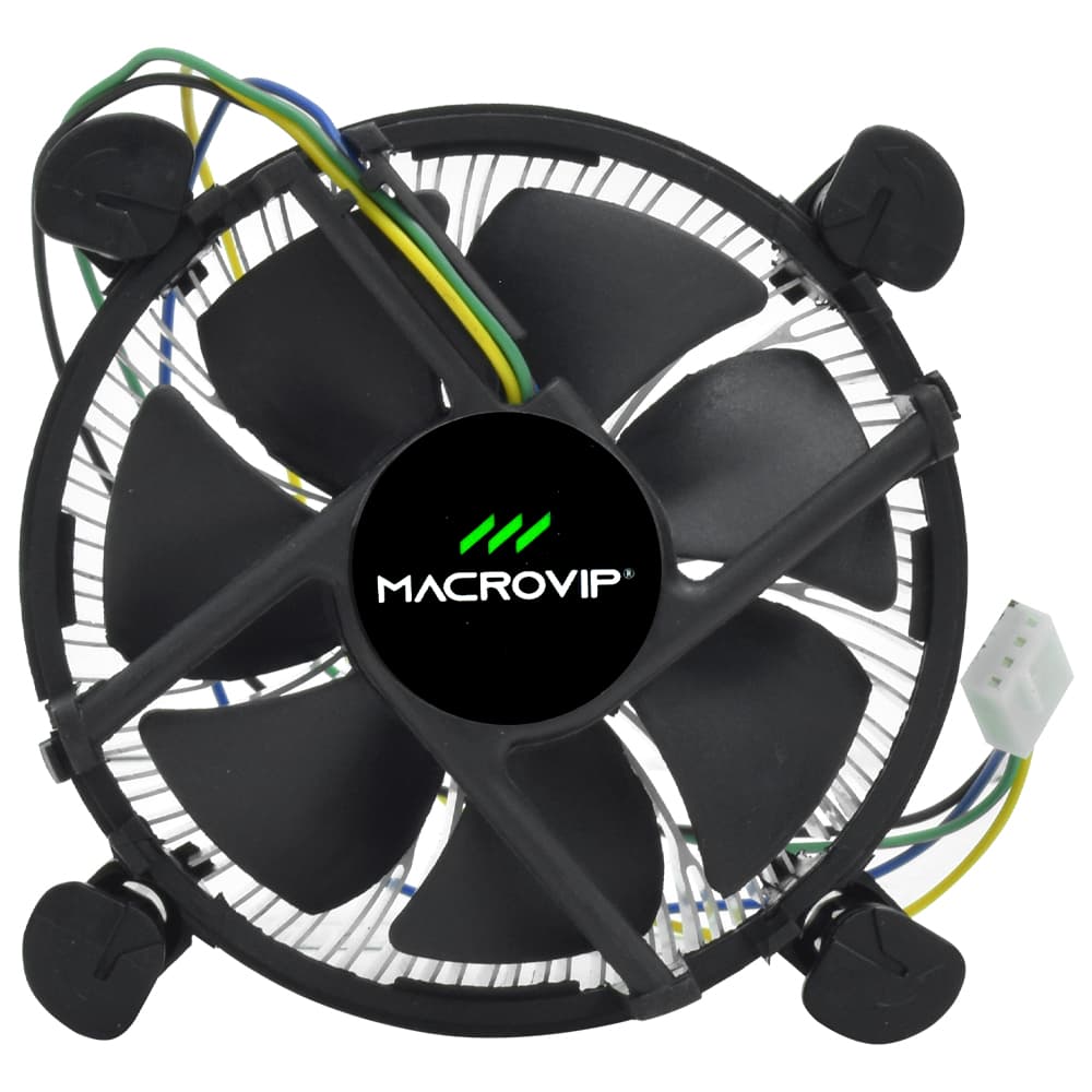COOLER PARA PROCESSADOR MACROVIP INTEL MV-CPC1 1155 / 1150 / 1151 / I3 / I5