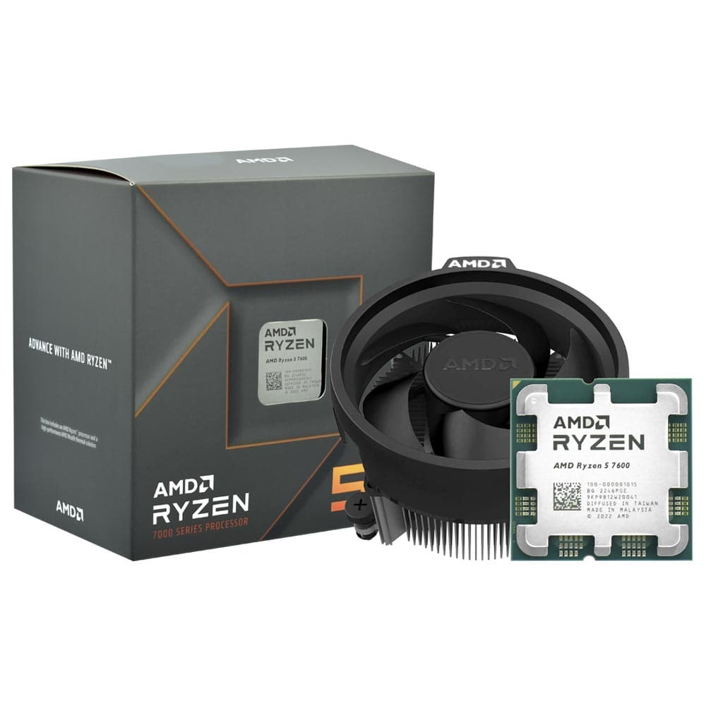 PROCESSADOR AMD RYZEN 5 7600 SOCKET AM5 / 3.8GHZ / 38MB