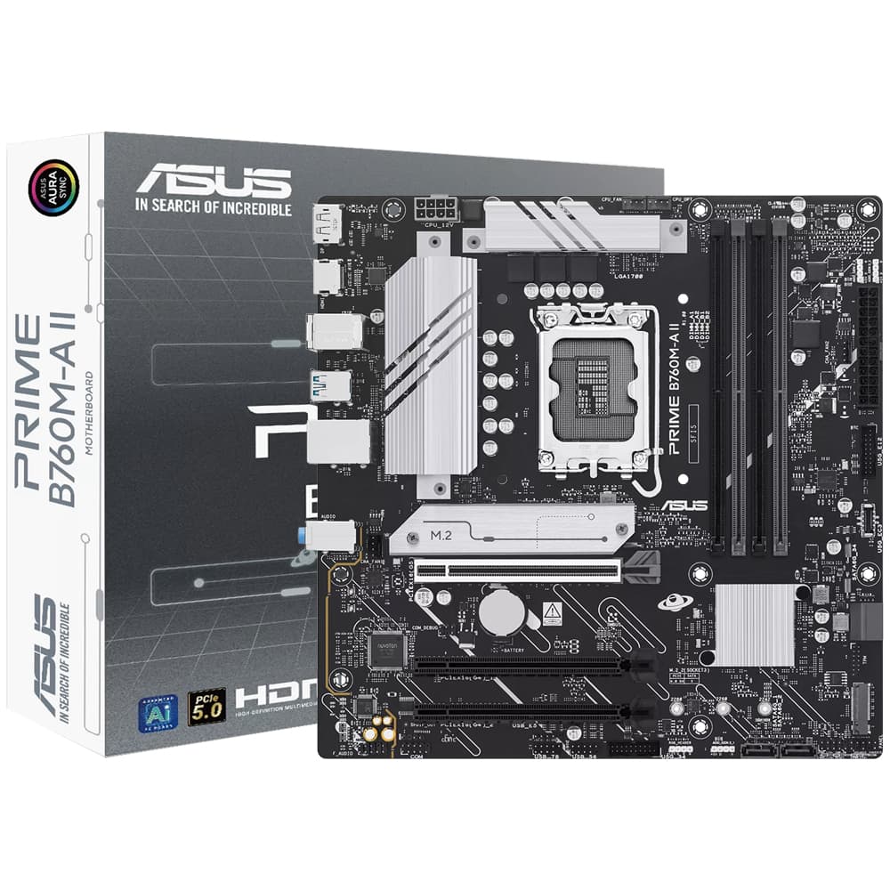 PLACA MÃE ASUS PRIME B760M-A II SOCKET LGA 1700 / DDR5