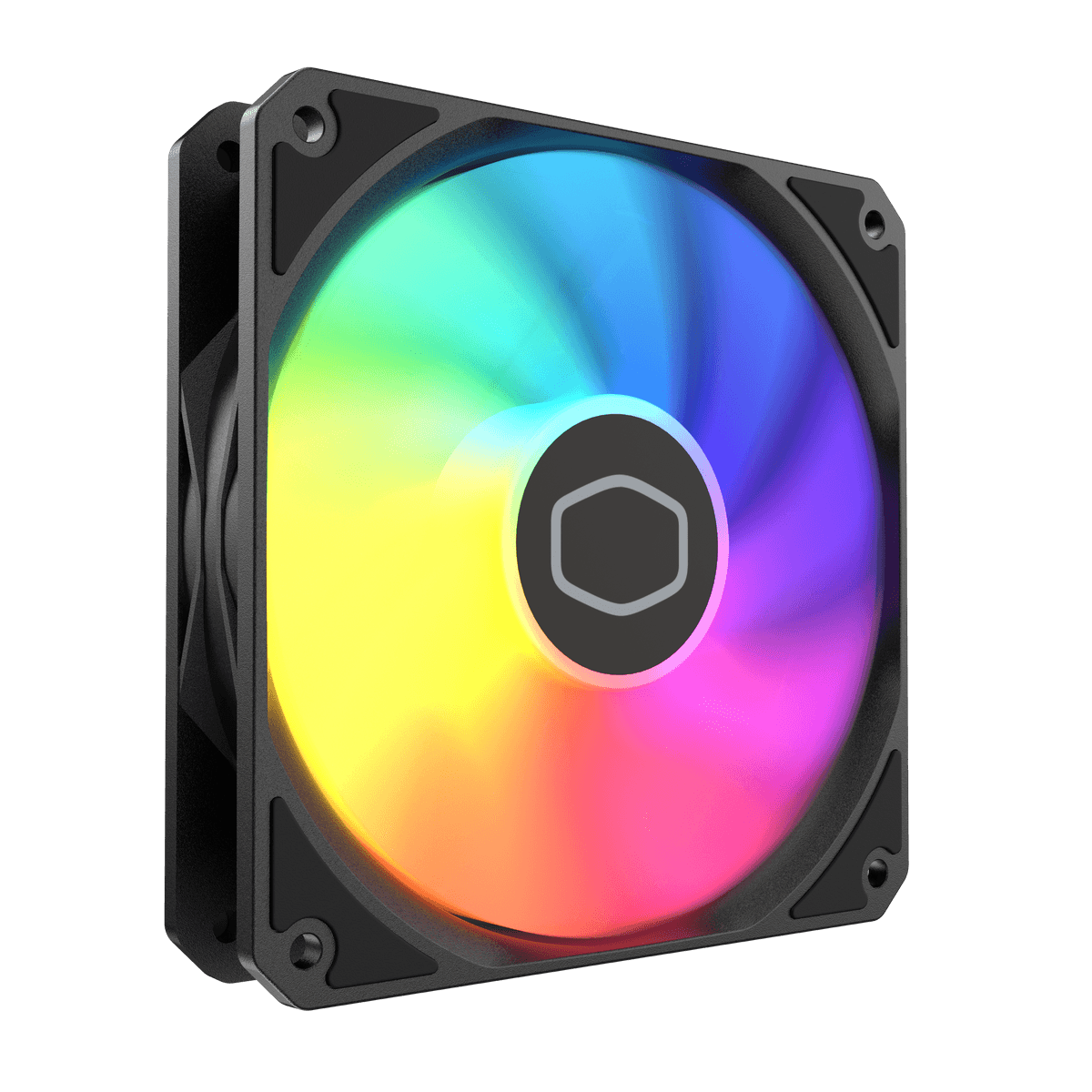 COOLER FAN PARA GABINETE COOLER MASTER MF120 LITE ARGB PRETO 120MM | MFW-B2DN-17NPA-R1